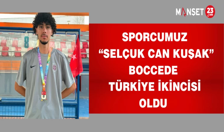 Sporcumuz “Selçuk Can Kuşak” Boccede Türkiye ikincisi Oldu