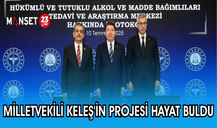 MİLLETVEKİLİ KELEŞ'İN PROJESİ HAYAT BULDU