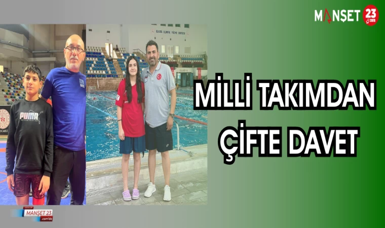 MİLLİ TAKIMDAN ÇİFTE DAVET