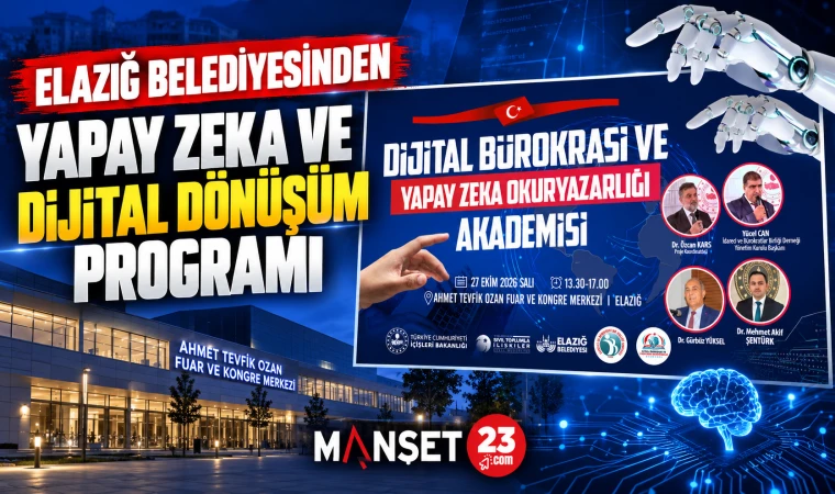ELAZIĞ BELEDİYESİNDEN YAPAY ZEKA VE DİJİTAL DÖNÜŞÜM PROGRAMI