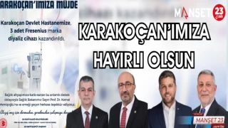 KARAKOÇAN'IMIZA HAYIRLI OLSUN