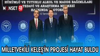 MİLLETVEKİLİ KELEŞ'İN PROJESİ HAYAT BULDU