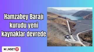 Hamzabey Barajı kurudu yeni kaynaklar devrede