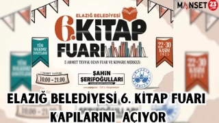 Elazığ Belediyesi 6. Kitap Fuarı Kapılarını Açıyor