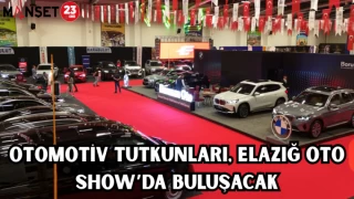Otomotiv Tutkunları, Elazığ Oto Show’da Buluşacak