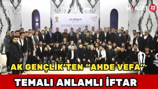 AK Gençlik’ten “Ahde Vefa” Temalı Anlamlı İftar