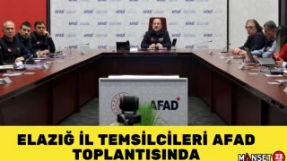Elazığ İl Temsilcileri AFAD Toplantısında