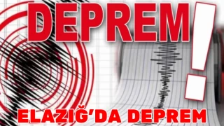 Elazığ'da hissedilen deprem