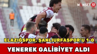 Elazığspor, Şanlıurfaspor’u 1-0 Yenerek Galibiyet Aldı