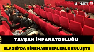 Tavşan İmparatorluğu Elazığ’da Sinemaseverlerle Buluştu