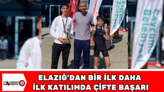 ELAZIĞ’DAN BİR İLK DAHA İLK KATILIMDA ÇİFTE BAŞARI