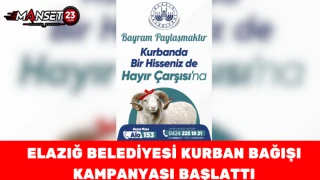 Elazığ Belediyesi Kurban Bağışı Kampanyası Başlattı