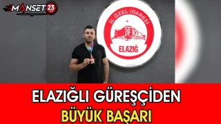 Elazığlı Güreşçiden Büyük Başarı
