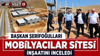 Başkan Şerifoğulları Mobilyacılar Sitesi İnşaatını İnceledi
