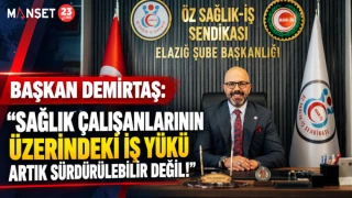 BAŞKAN DEMİRTAŞ: “SAĞLIK ÇALIŞANLARININ ÜZERİNDEKİ İŞ YÜKÜ ARTIK SÜRDÜRÜLEBİLİR DEĞİL!”
