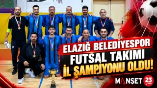 ELAZIĞ BELEDİYESPOR FUTSAL TAKIMI İL ŞAMPİYONU OLDU!