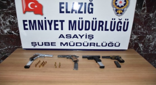 Elazığda çeşitli suçlardan aranan 9 şüpheli tutuklandı