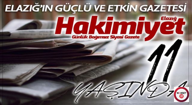 HAKİMİYET GAZETESİ 11 YAŞINDA!
