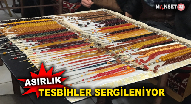 Elazığ’da Asırlık Tespihler Çay Ocağında Sergileniyor: Fiyatı 10 Bin Dolara Kadar Çıkıyor