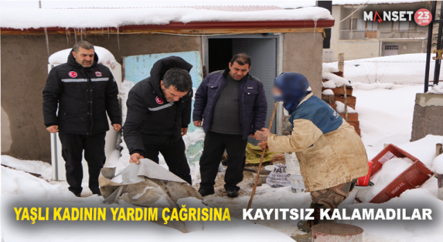 İl Özel İdaresi Ekipleri, Yaşlı Kadının Yardım Çağrısına Kayıtsız Kalmadı