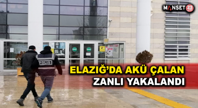 Araçlardan Akü Çalan Zanlı Yakalandı