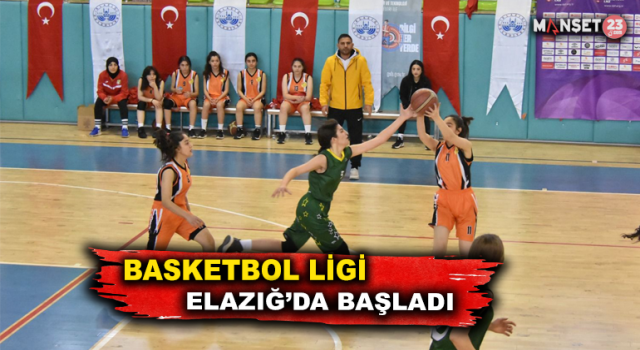 Basketbol Ligi Müsabakaları Elazığ’da Başladı