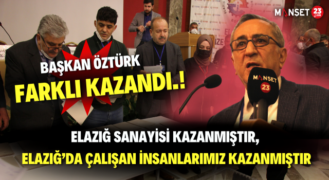Elazığ OSB Başkanlığına Yeniden Suat Öztürk Seçildi