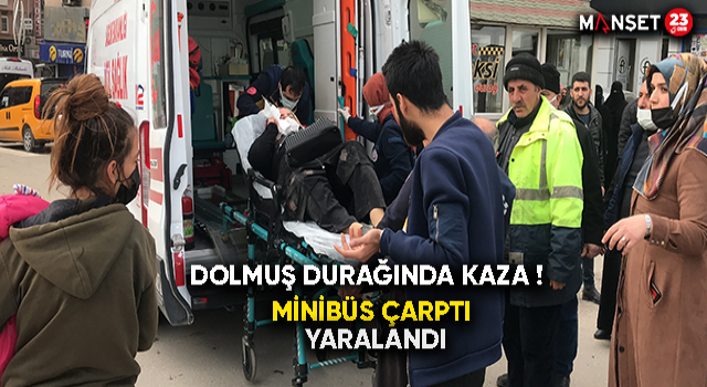 Elazığ’da Minibüsün Çarptığı Yaya Yaralandı