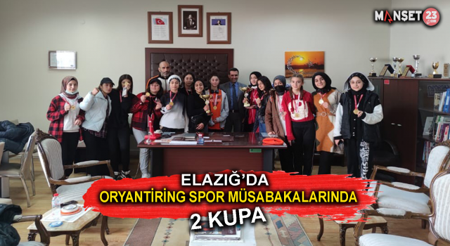 Elazığ'da Oryantiring Spor Müsabakaları