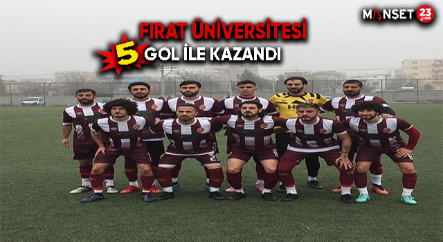 Fırat Üniversitesi, 5 Golle Kazandı