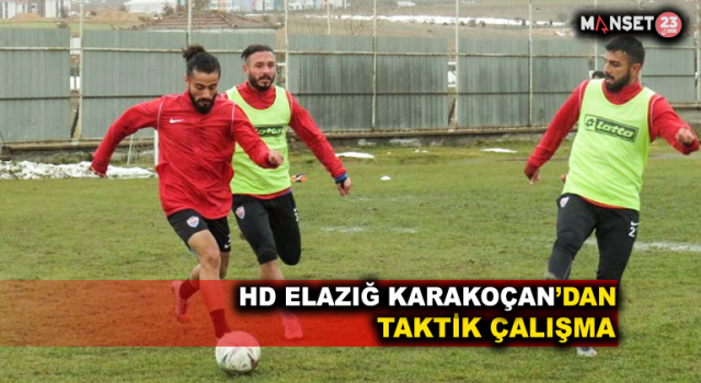 HD Elazığ Karakoçan’dan Taktik Çalışma
