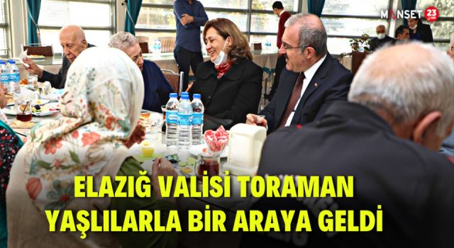 Elazığ Valisi Toraman Yaşlılarla Bir Araya Geldi