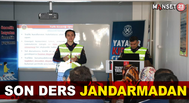 Aday Sürücülere Son Ders Jandarmadan
