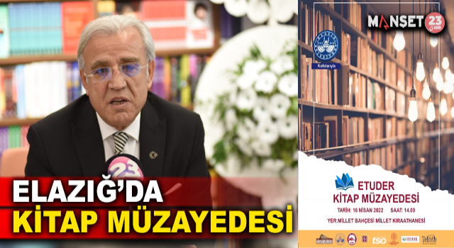Elazığ’da Kitap Müzayedesi Gerçekleştirilecek