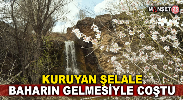 Kuruyan Karaçavuş Şelalesi Karların Erimesiyle Coştu