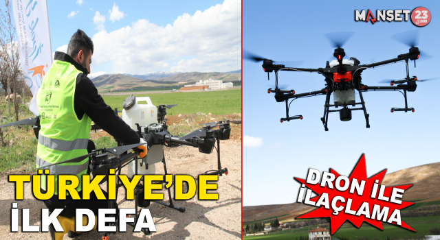 Türkiye’de Bir İlk: Dron İle Ücretsiz İlaçlama