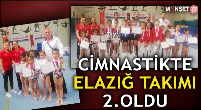 Cimnastikte Elazığ Takımı 2. Oldu