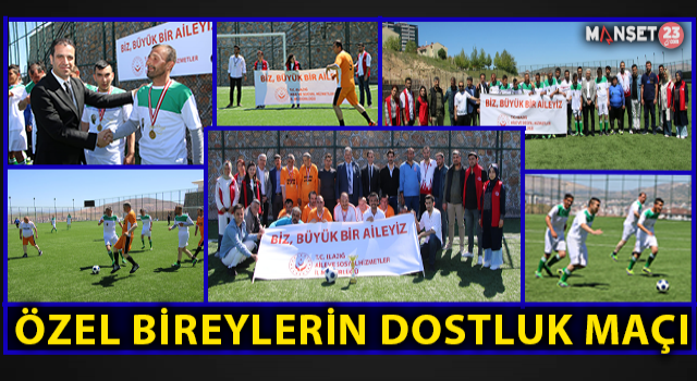Elazığ'da Engelli Bireylerin Dostluk Maçı Renkli Görüntüler Oluşturdu