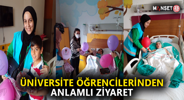 Elazığ'da Üniversite Öğrencilerinden Anlamlı Ziyaret