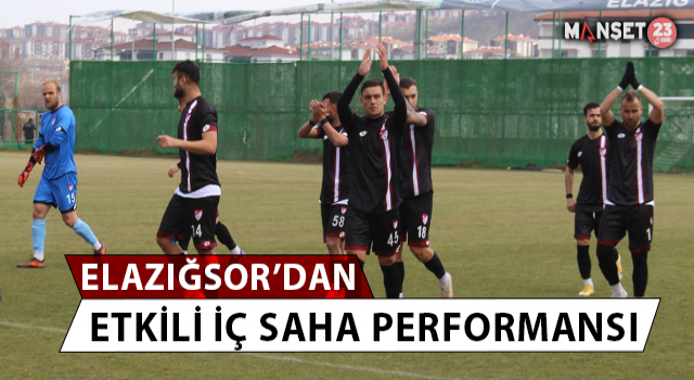 Elazığspor'dan Etkili İç Saha Performansı