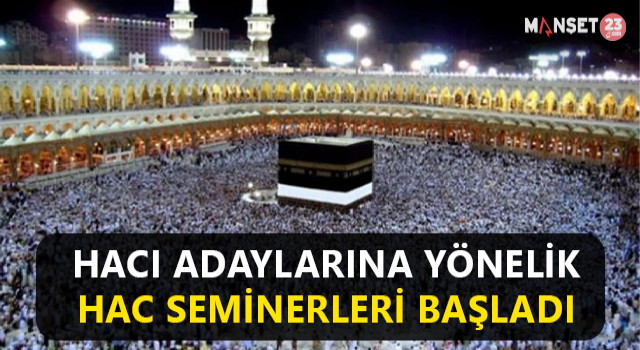 Hac Seminerleri Başlıyor