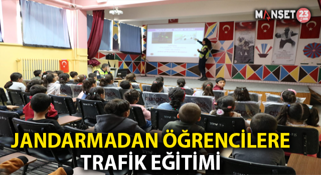 Jandarma, Öğrencilere Trafik Güvenliği Eğitimi Verdi