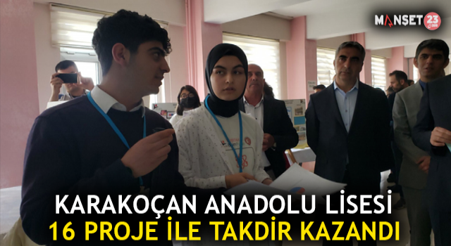 Karakoçan Anadolu Lisesi 16 Proje İle Takdir Topladı
