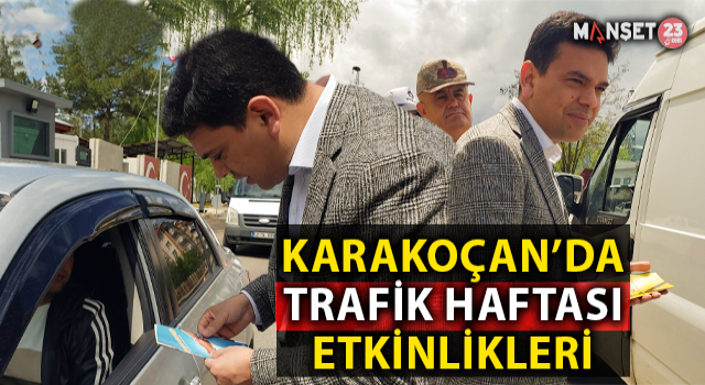 Karakoçan’da Trafik Haftası Etkinlikleri