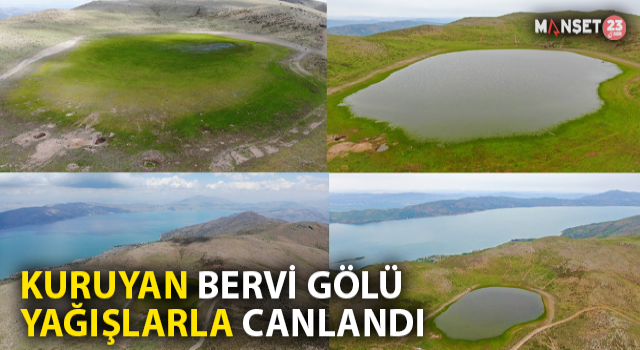 Kuruyan Bervi Gölü Yağışlarla Yeniden Canlandı