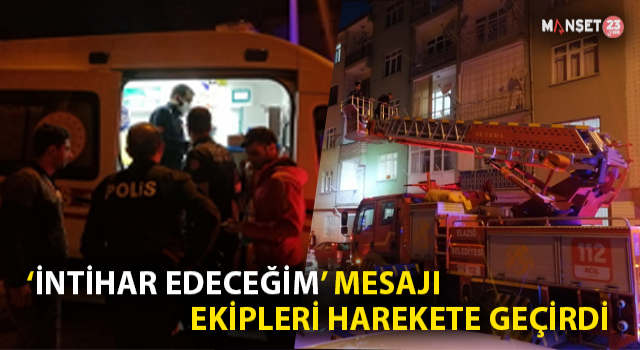 Polis Kapıdan, İtfaiye Ekipleri Pencereden Girerek Kurtardı
