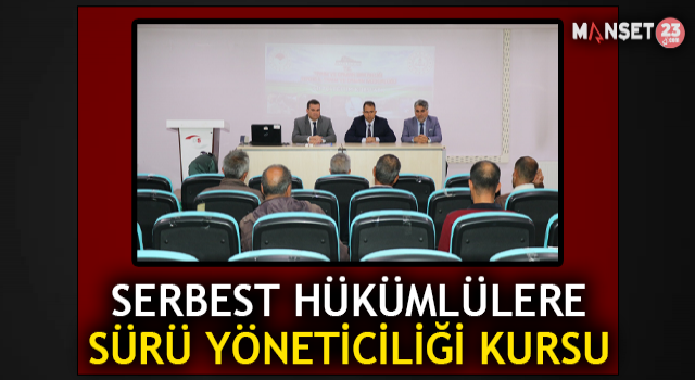 Serbest Hükümlülere Sürü Yöneticiliği Kursu
