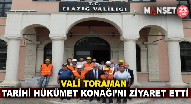 Elazığ Valisi Ömer Toraman, Kent Müzesi'ni Ziyaret Etti