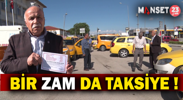 Elazığ’da Taksi Ücretlerine De Zam Geldi