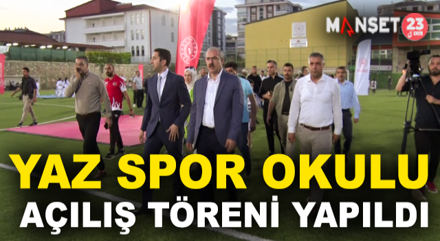 Elazığ’da Yaz Spor Okulunun Açılışı Yapıldı